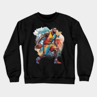 Basketball Art Crewneck Sweatshirt